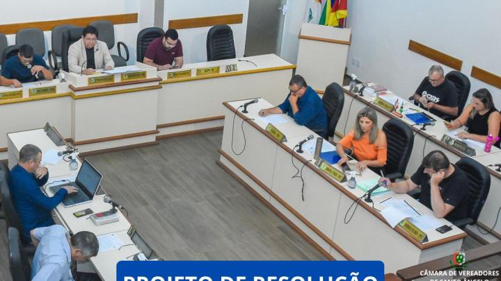 Vereadores aprovam Projeto de Resolu&ccedil;&atilde;o de Plen&aacute;rio que altera dispositivos do Regimento Interno do Poder Legislativo