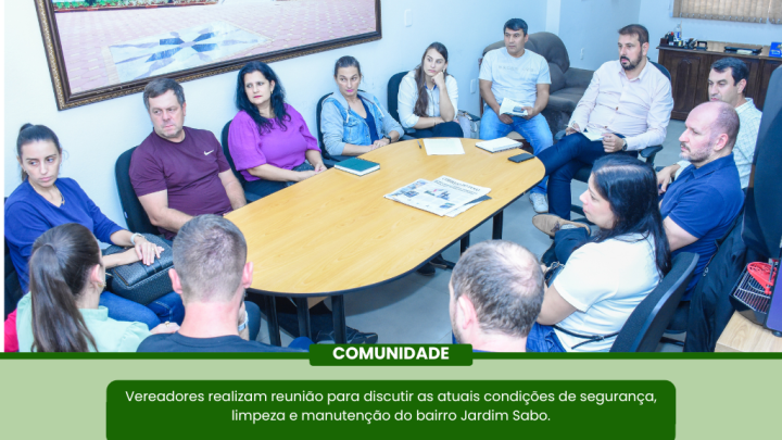 Vereadores recebem reivindica&ccedil;&otilde;es de moradores do bairro Jardim Sabo