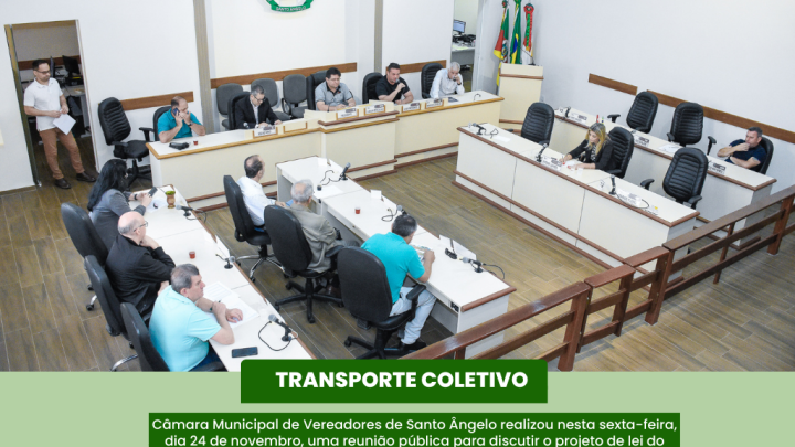 Transporte coletivo urbano em pauta no Legislativo