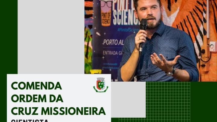 Cientista santo-angelense Eduardo Rigon Zimmer receber&aacute; a Ordem da Cruz Missioneira