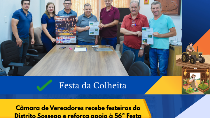 Legislativo destaca tradi&ccedil;&atilde;o e f&eacute; na 56&ordf; Festa da Colheita