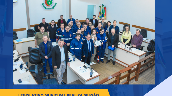 Legislativo Municipal realiza sess&atilde;o especial em homenagem aos 16 anos do SAMU em Santo &Acirc;ngelo
