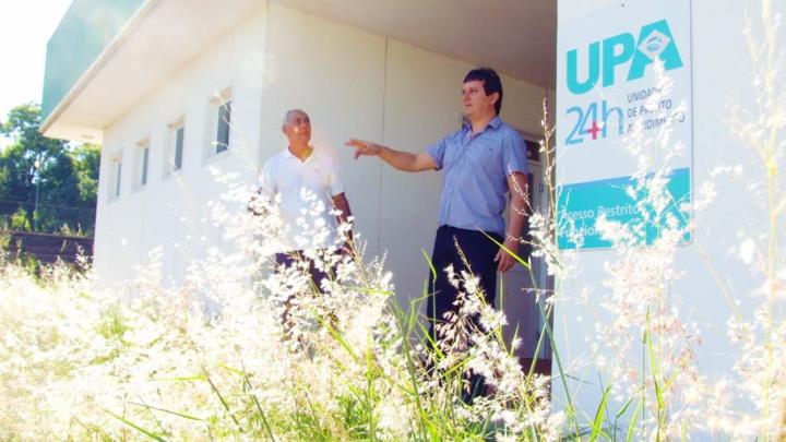 Presidente Interino, Vando Nolasco, visita UPA e verifica situa&ccedil;&atilde;o da unidade